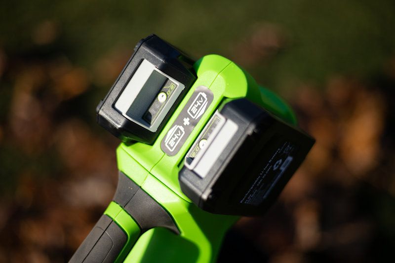 Greenworks GWG24X2ABK2X Variable Speed Cordless Axial Blower Kit 48V / 2Ah Battery and Charger Greenworks GWG24X2ABK2X Variable Speed Cordless Axial Blower Kit 48V / 2Ah Battery and Charger