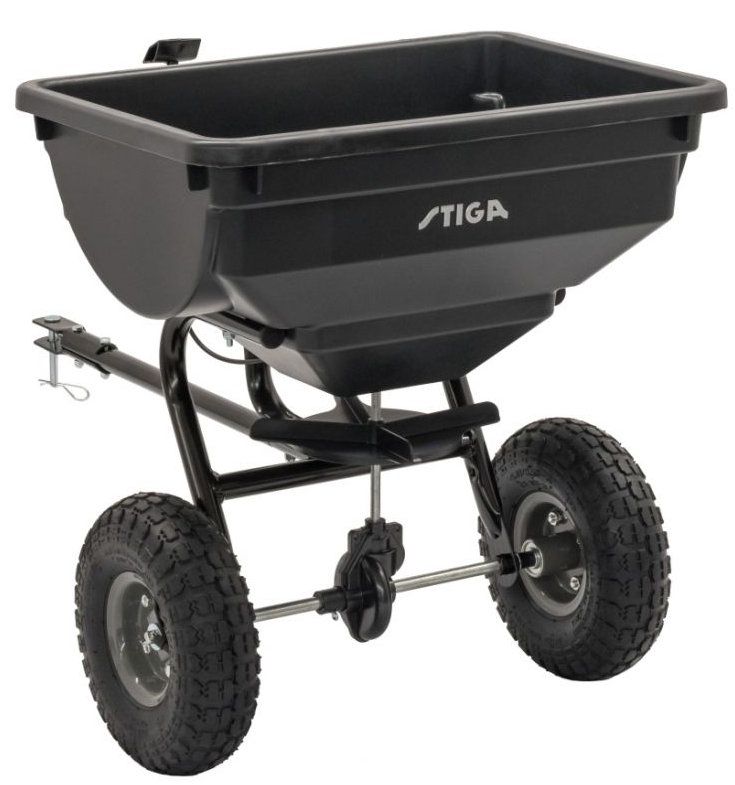 Stiga Universal Towed Seed / Fertiliser Broadcast Spreader 30L Stiga Universal Towed Seed / Fertiliser Broadcast Spreader 30L