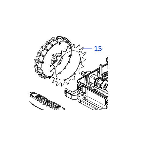 Ambrogio Wheel Spike 200Z01300A Single (Artiglio Ruota Posteriore L200 09) X Ambrogio Wheel Spike 200Z01300A Single (Artiglio Ruota Posteriore L200 09) X