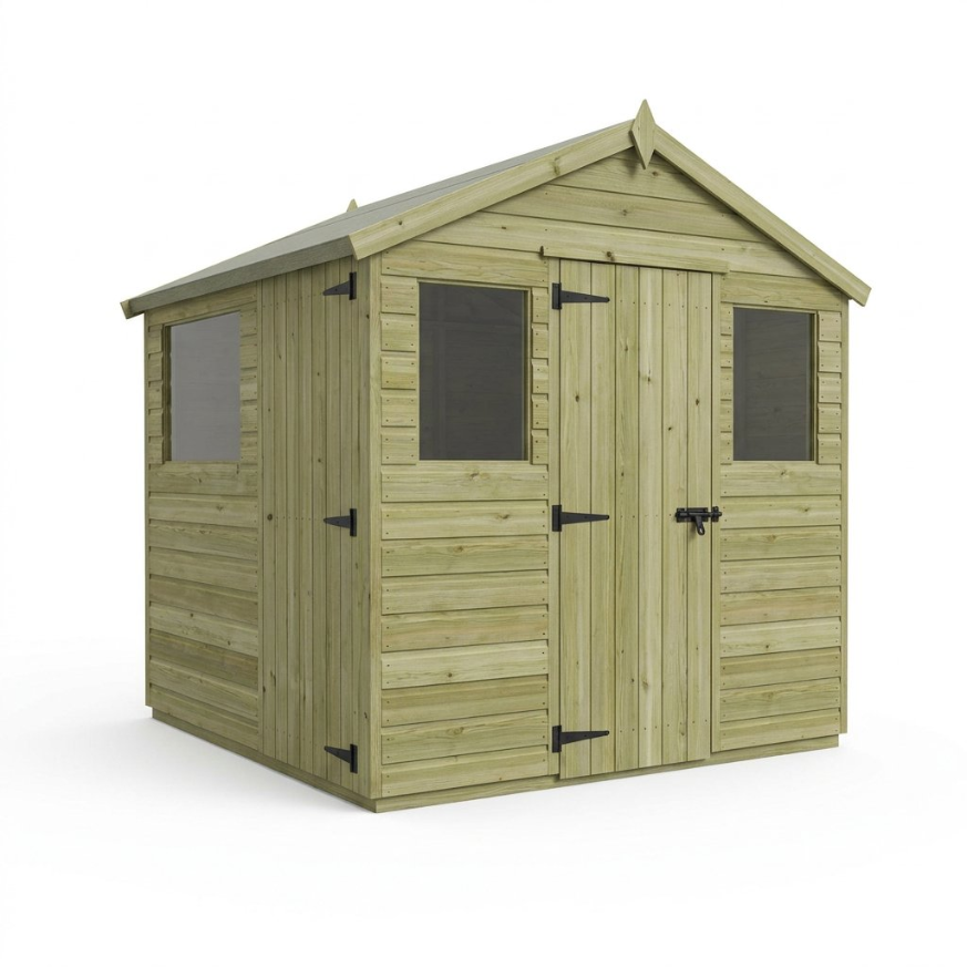 4 x 10 Apex Security Shed 4 x 10 Apex Security Shed