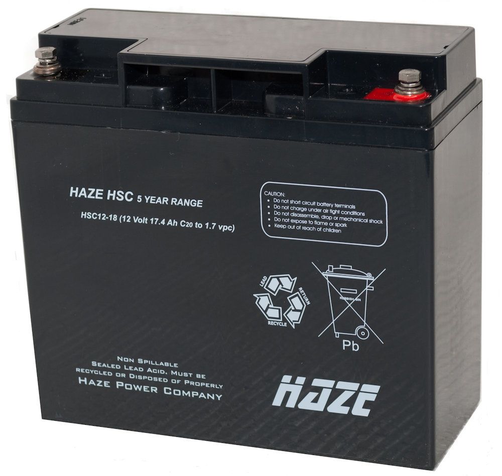 UNIVERSAL BATTERY 12v 18Ah 181x76x167mm HSC1218 UNIVERSAL BATTERY 12v 18Ah 181x76x167mm HSC1218