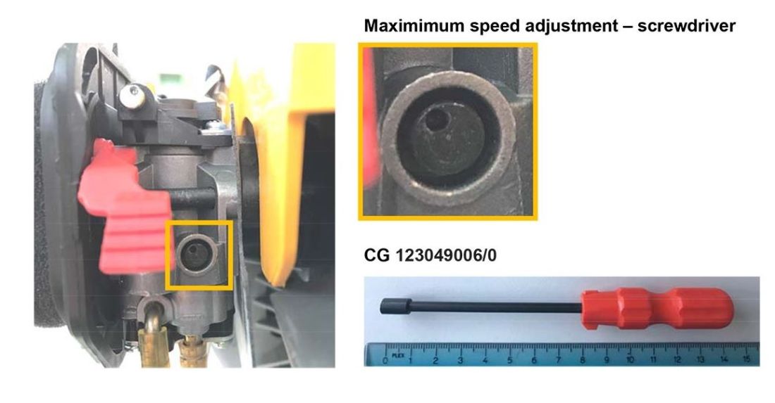 CARBURATOR ADJUSTMENT SCREWDRIVER (DOT) 123049006/0 Carb Tool CARBURATOR ADJUSTMENT SCREWDRIVER (DOT) 123049006/0 Carb Tool