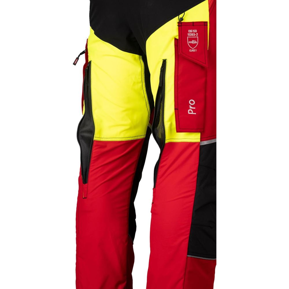 Oregon Protect Pro Trousers Red/Yellow - 3X-Large Oregon Protect Pro Trousers Red/Yellow - 3X-Large