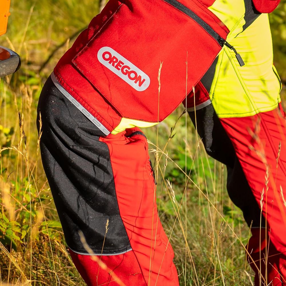 Oregon Protect Pro Trousers Red/Yellow - 3X-Large Oregon Protect Pro Trousers Red/Yellow - 3X-Large