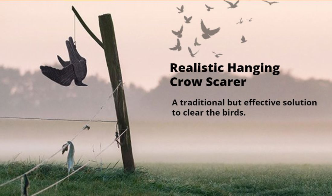 Portek Hanging Crow Bird Scarer Portek Hanging Crow Bird Scarer