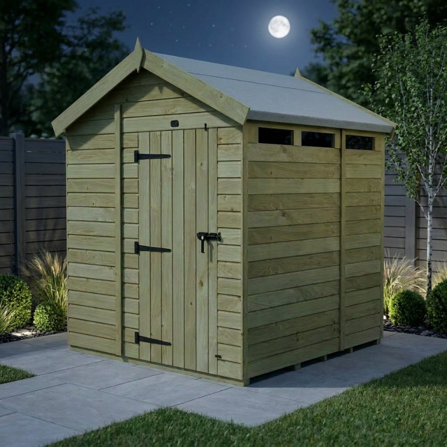 6 x 6 Apex Security Shed 6 x 6 Apex Security Shed