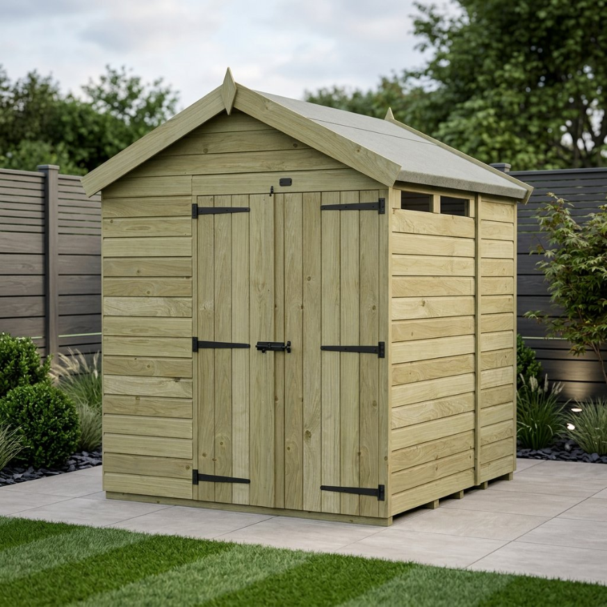 6 x 7 Apex Security Shed