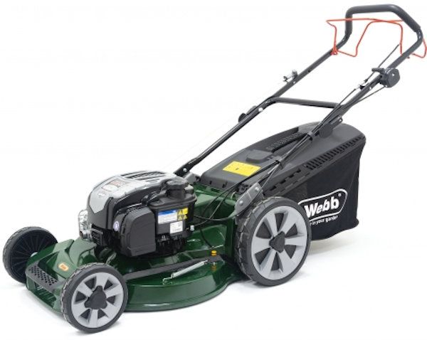 Webb Petrol Lawnmower Alloy Deck Self Propelled 53cm / Ready Start / Mulch Webb Petrol Lawnmower Alloy Deck Self Propelled 53cm / Ready Start / Mulch