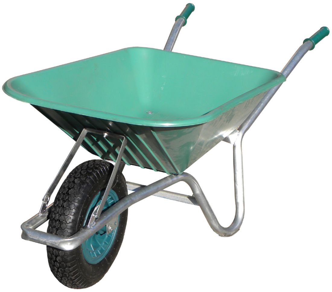 Polypropylene Barrow Tyre 90L - Green Polypropylene Barrow Tyre 90L - Green