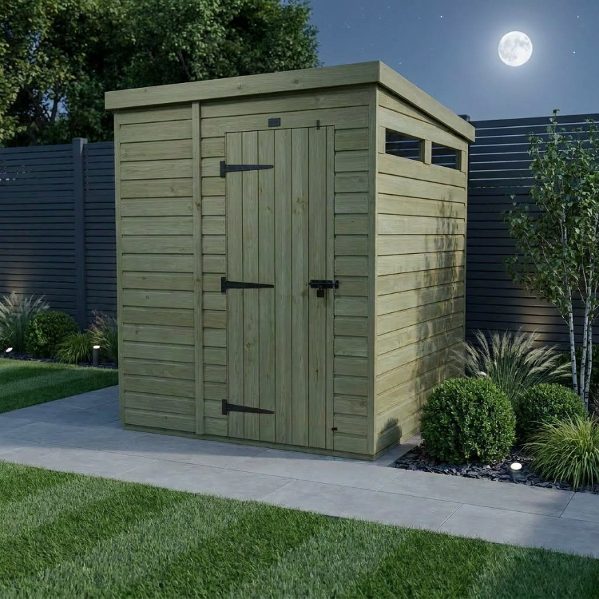 7 x 4 Security Pent Shed 7 x 4 Security Pent Shed