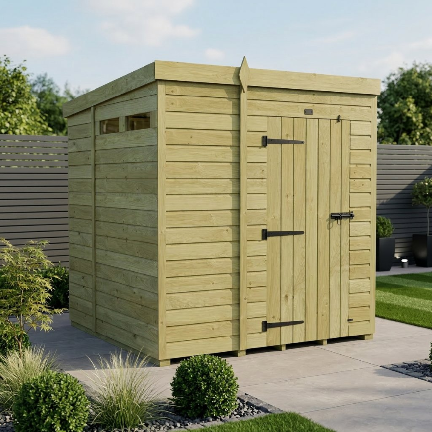 7 x 6 Security Pent Shed 7 x 6 Security Pent Shed