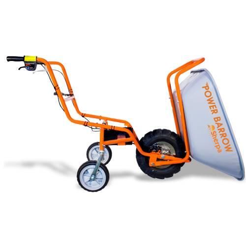 EX DISPLAY Sherpa Power Barrow  Battery Powered Tipping Wheelbarrow  LIGHT WEAR
