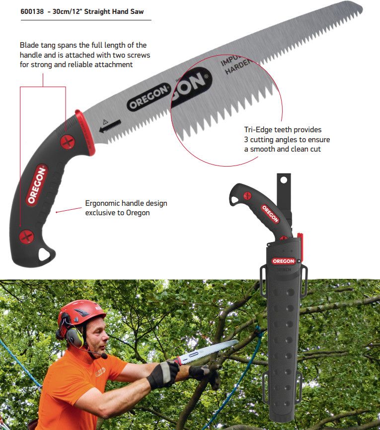 Oregon Japanese Arborist Straight Hand Pruning Saw 33cm Oregon Japanese Arborist Straight Hand Pruning Saw 33cm