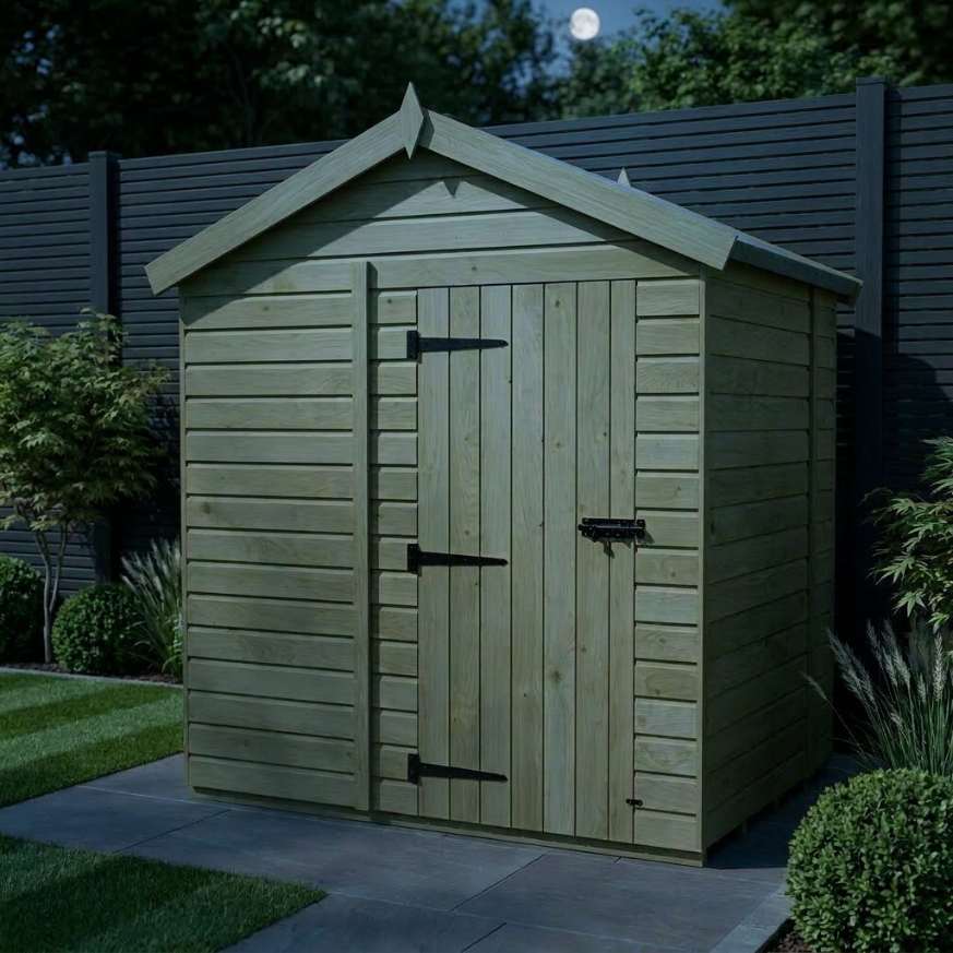 8 x 4 Apex Shed Single Door, No Windows 8 x 4 Apex Shed Single Door, No Windows
