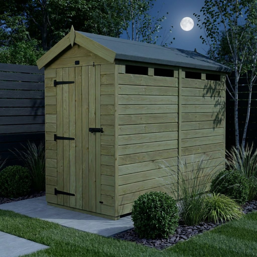 8 x 4 Apex Security Shed 8 x 4 Apex Security Shed
