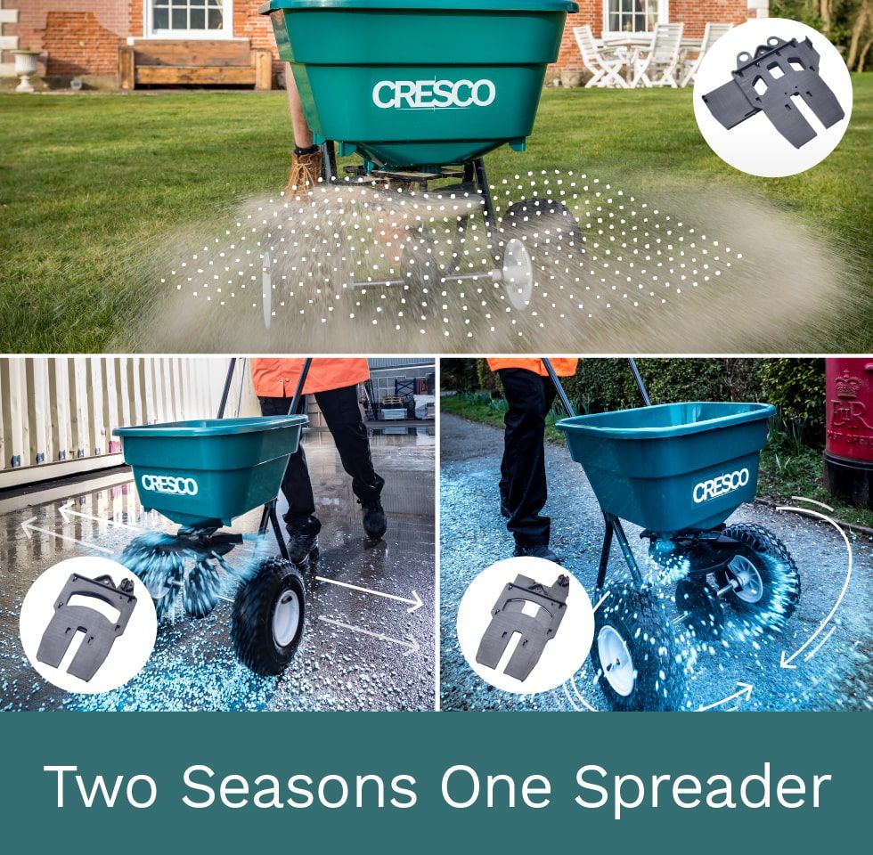 Cresco Castle Tools Estate Broadcast Spreader - All Season Green 26Kg CR20SWG Cresco Castle Tools Estate Broadcast Spreader - All Season Green 26Kg CR20SWG