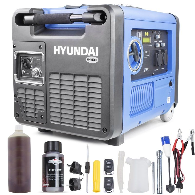 HY4500SEi Petrol Portable Silenced Generator 4000W (4.0kW) 5kVA HY4500SEi Petrol Portable Silenced Generator 4000W (4.0kW) 5kVA