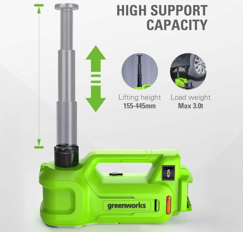 Greenworks 24V Cordless Car Jack (Tool Only) Greenworks 24V Cordless Car Jack (Tool Only)