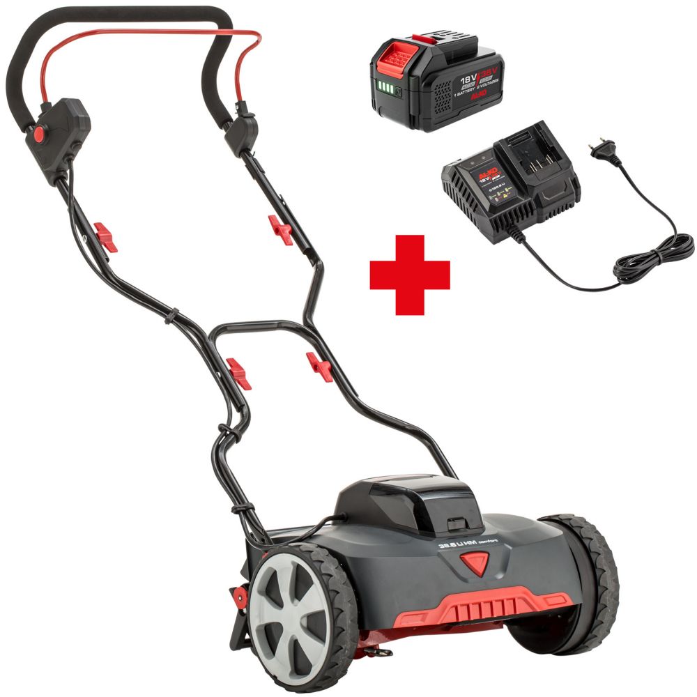 AL-KO 18V RazorCut 38.6 Li HM Cordless Cylinder Mower Kit - New 2026 AL-KO 18V RazorCut 38.6 Li HM Cordless Cylinder Mower Kit - New 2026