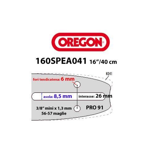 Oregon AdvanceCut Chainsaw Bar 160SPEA041 16-inch Oregon AdvanceCut Chainsaw Bar 160SPEA041 16-inch