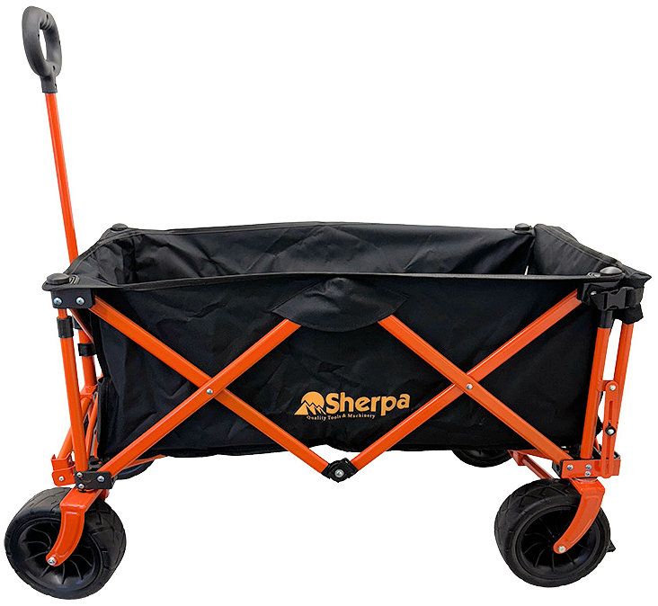 Sherpa Folding Cart with Tailgate End (Rough Terrain)