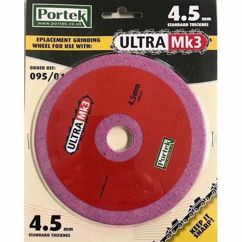 Portek 4.7mm Grinding Wheel for Portek Ultra Mk3 Mk4 Chainsaw Sharpeners Portek 4.7mm Grinding Wheel for Portek Ultra Mk3 Mk4 Chainsaw Sharpeners