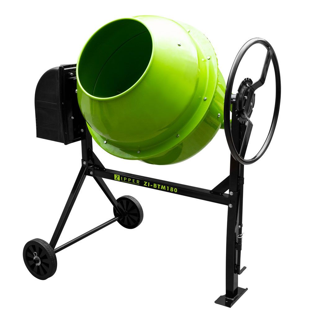 Zipper Electric Cement Concrete mixer 180L / 800w Zipper Electric Cement Concrete mixer 180L / 800w