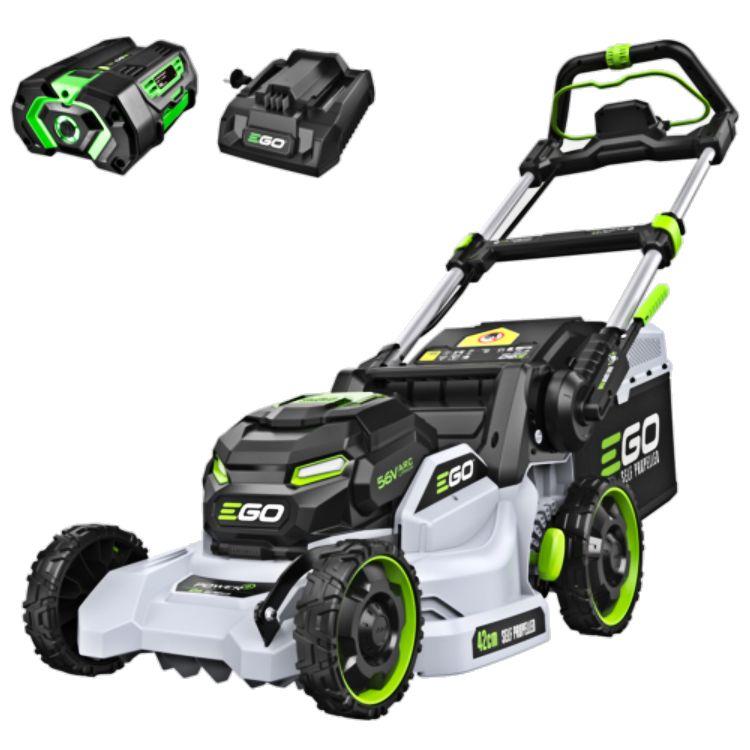 EGO Premium Cordless Self-Propelled Lawnmower Kit 42cm / 56v /4.0Ah EGO Premium Cordless Self-Propelled Lawnmower Kit 42cm / 56v /4.0Ah