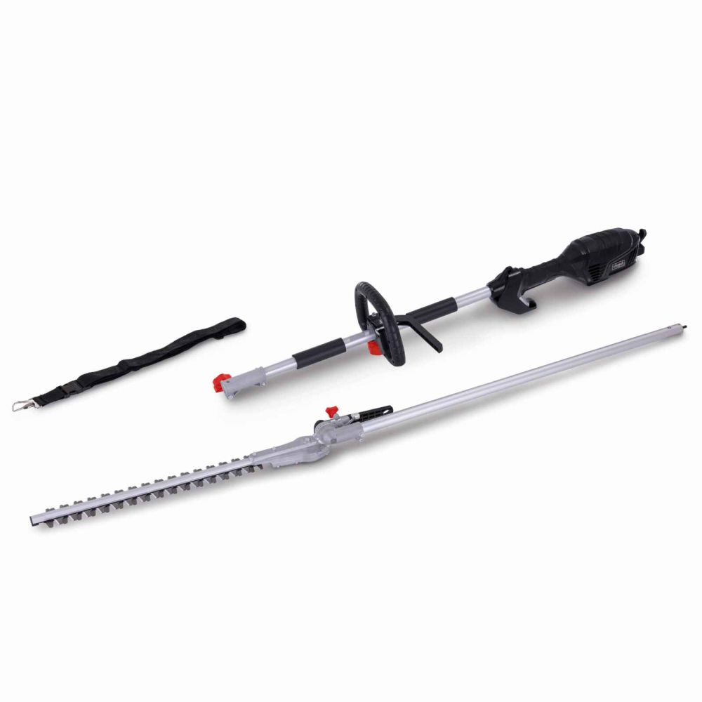 Scheppach ETHT1000 Long-Reach Hedge Trimmer, 1000W, 2.59m Reach, 410mm Cutting Length Scheppach ETHT1000 Long-Reach Hedge Trimmer, 1000W, 2.59m Reach, 410mm Cutting Length