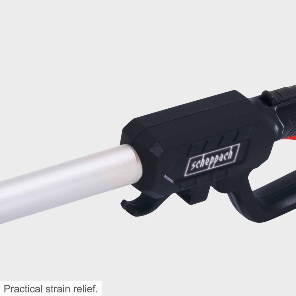 Scheppach ETHT500 Telescopic Hedge Trimmer, 500W, 2.16-2.9m Reach, 450mm Cutting Length Scheppach ETHT500 Telescopic Hedge Trimmer, 500W, 2.16-2.9m Reach, 450mm Cutting Length
