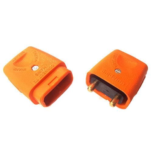 Cable Connector  2 Pin Rubber
