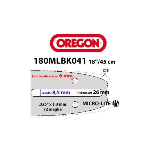 Oregon AdvanceCut Chainsaw Bar 180MLBK041 18-inch Oregon AdvanceCut Chainsaw Bar 180MLBK041 18-inch