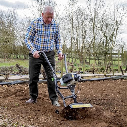 Handy Petrol Mini Garden Tiller - 43cc Handy Petrol Mini Garden Tiller - 43cc
