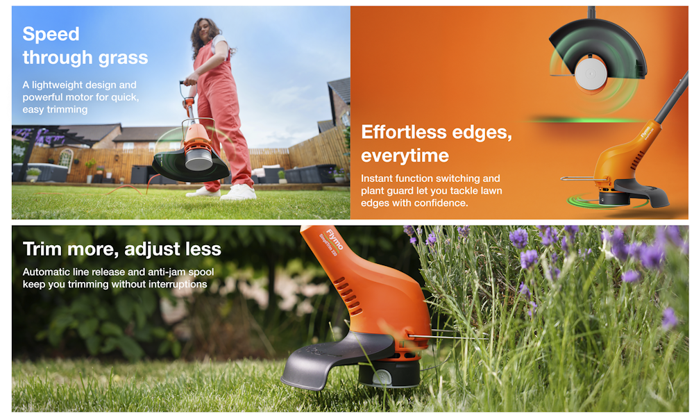 Flymo SimpliTrim 230 Electric Grass Trimmer / Edger 23cm Flymo SimpliTrim 230 Electric Grass Trimmer / Edger 23cm