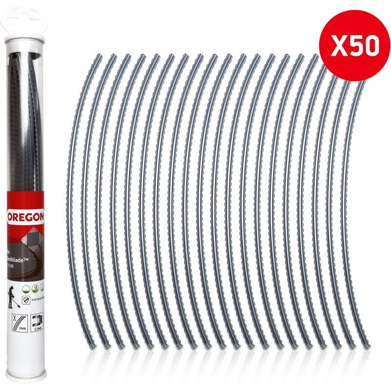 Oregon Premium Trimmer Line - FLEXIBLADE PRECUT 2.50mm x 26cm 50 PCS Oregon Premium Trimmer Line - FLEXIBLADE PRECUT 2.50mm x 26cm 50 PCS