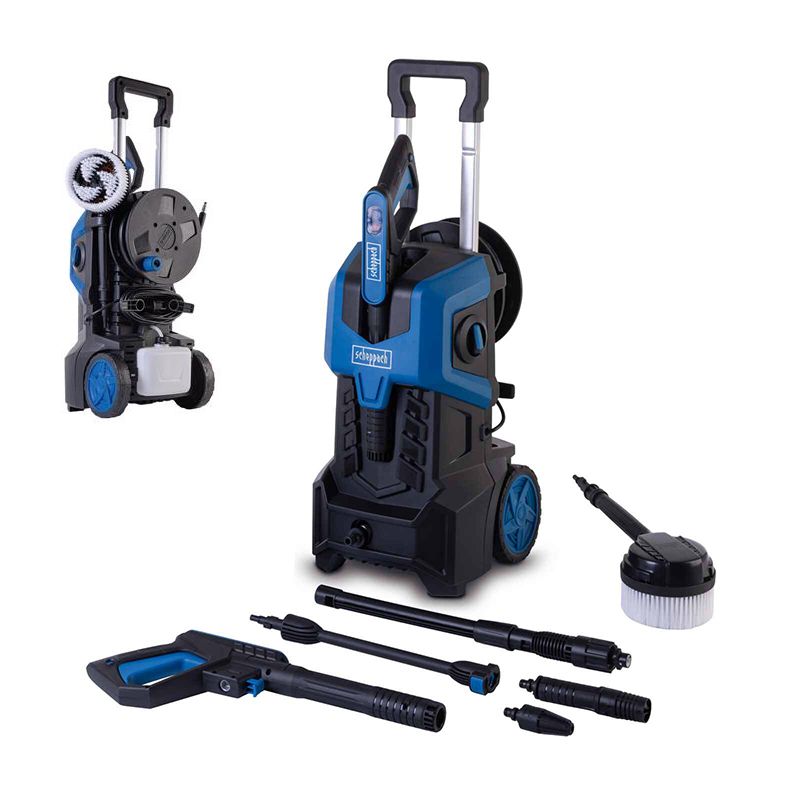 Scheppach HCE3000 Pressure Washer, 2400W, 180 Bar, 480 L/h, Accessory Kit Scheppach HCE3000 Pressure Washer, 2400W, 180 Bar, 480 L/h, Accessory Kit