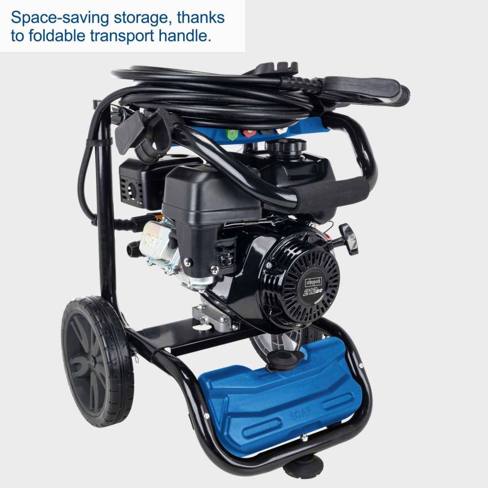 Scheppach HCP5000 Pressure Washer, 5.9hp Petrol Engine, 254 Bar, 590 L/h Scheppach HCP5000 Pressure Washer, 5.9hp Petrol Engine, 254 Bar, 590 L/h