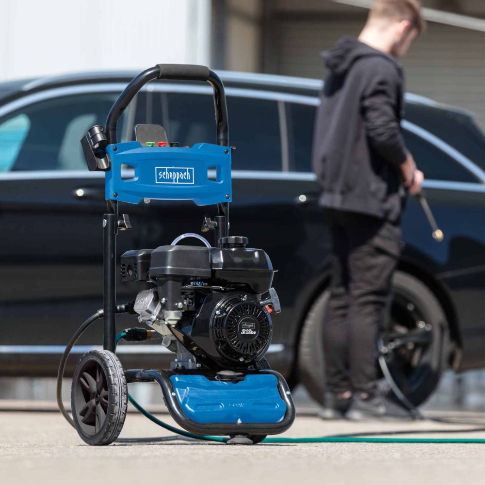 Scheppach HCP5000 Pressure Washer, 5.9hp Petrol Engine, 254 Bar, 590 L/h Scheppach HCP5000 Pressure Washer, 5.9hp Petrol Engine, 254 Bar, 590 L/h