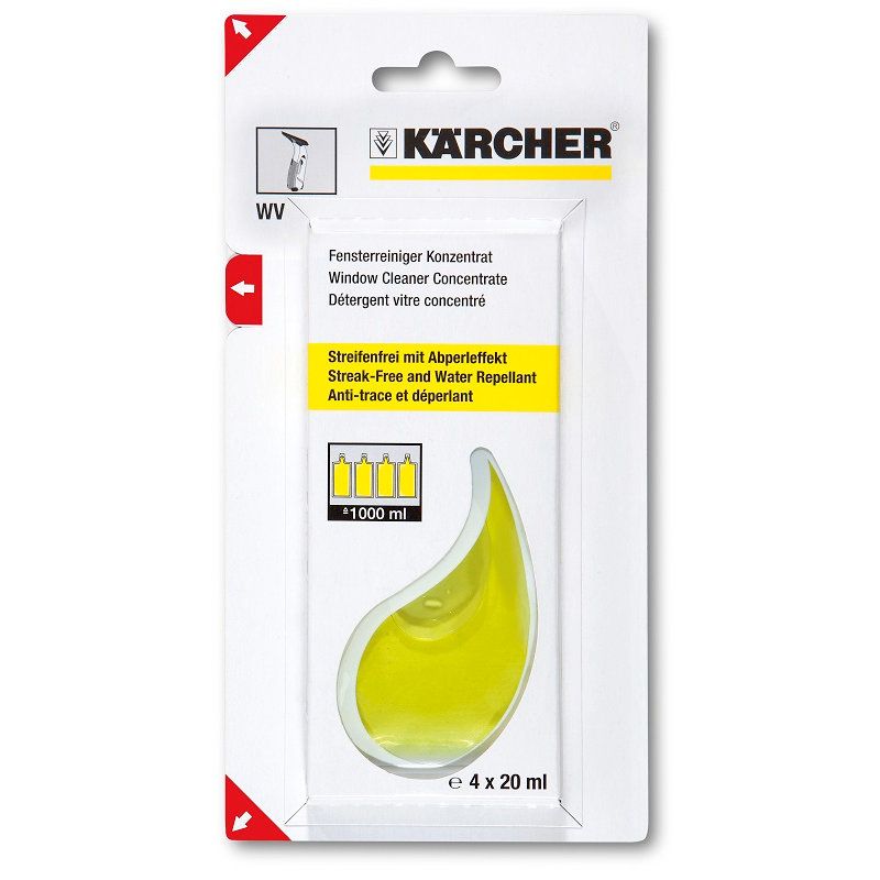 Karcher 4 x 20ml Window Cleaner Karcher 4 x 20ml Window Cleaner