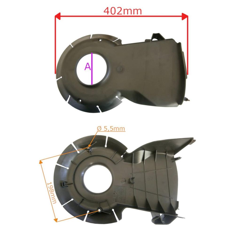 322060250/1 STIGA / MOUNTFIELD / BELT PROTECTION GUARD CR53 322060250/0 322060250/1 STIGA / MOUNTFIELD / BELT PROTECTION GUARD CR53 322060250/0