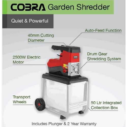 Cobra Electric Garden Chipper Shredder 2500w - Kitchen Garden Mag Best Buy Cobra Electric Garden Chipper Shredder 2500w - Kitchen Garden Mag Best Buy