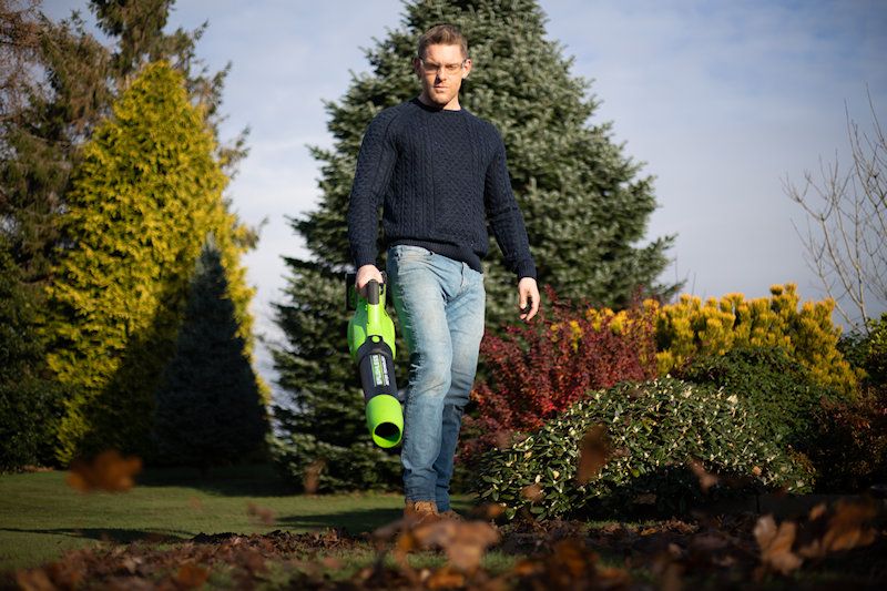 Greenworks GWG24X2ABK2X Variable Speed Cordless Axial Blower Kit 48V / 2Ah Battery and Charger Greenworks GWG24X2ABK2X Variable Speed Cordless Axial Blower Kit 48V / 2Ah Battery and Charger