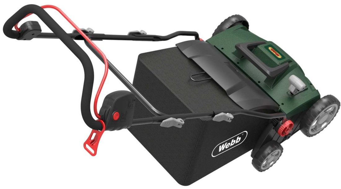 Webb 2 in 1 Electric Scarifier & Lawn Raker 36cm / 1500w + Free Lawn Seed Offer Webb 2 in 1 Electric Scarifier & Lawn Raker 36cm / 1500w + Free Lawn Seed Offer