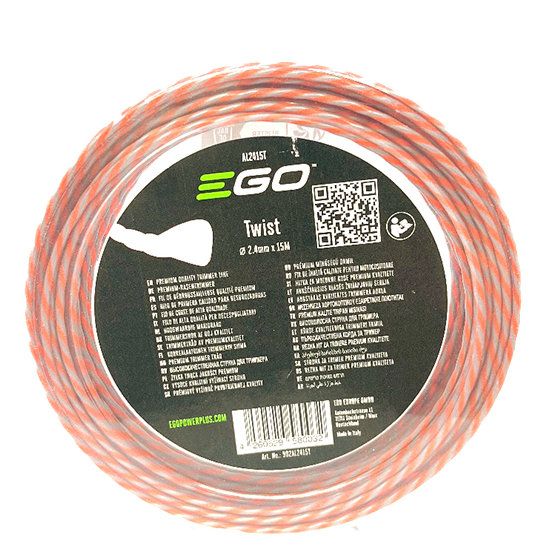 EGO AL2475T 75m x 2.4mm Twist Trimmer Line with Cutter EGO AL2475T 75m x 2.4mm Twist Trimmer Line with Cutter