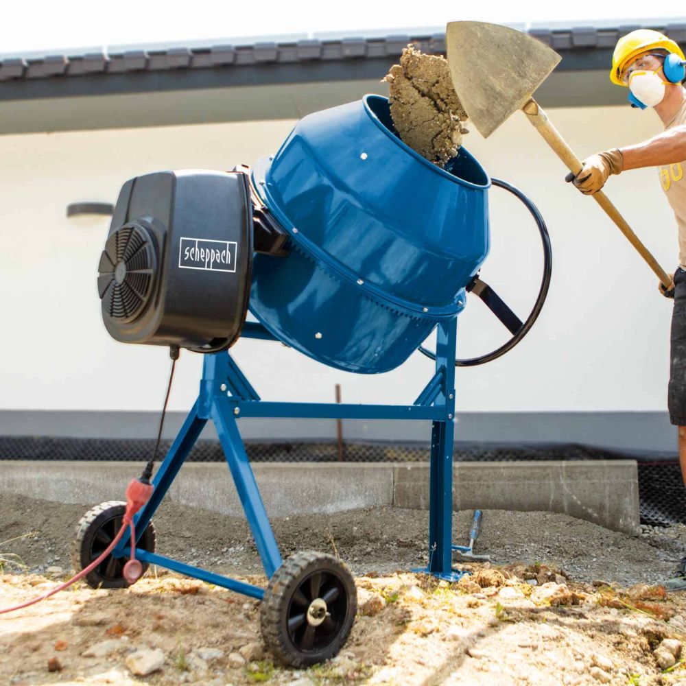 Scheppach MIX160 Cement Mixer, 650W, 160L Drum Scheppach MIX160 Cement Mixer, 650W, 160L Drum