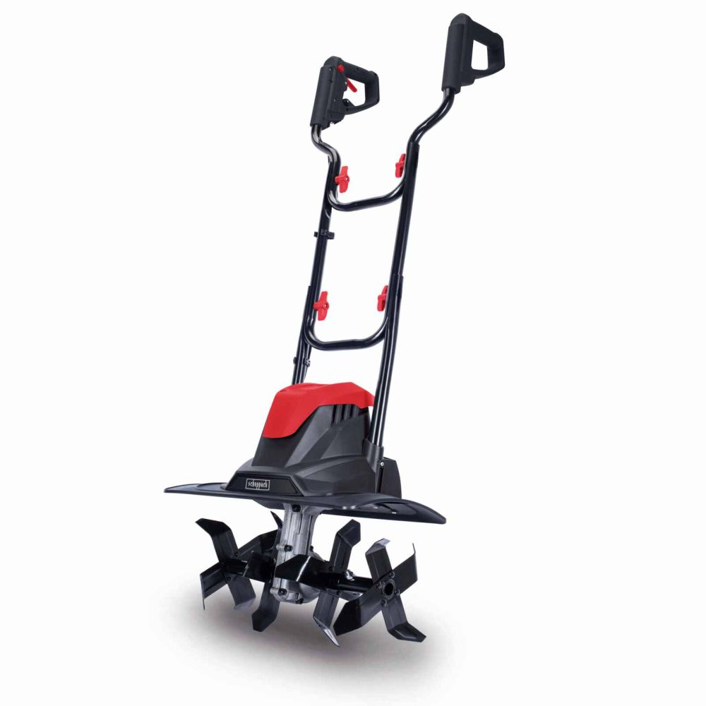 Scheppach MTE380 Tiller Cultivator, 1050W, 360mm Working Width, 220mm Working Depth, 16 Blades Scheppach MTE380 Tiller Cultivator, 1050W, 360mm Working Width, 220mm Working Depth, 16 Blades