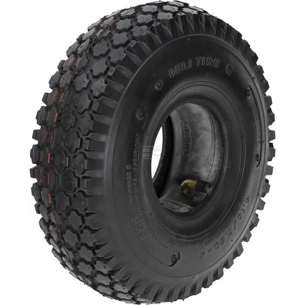 Universal Tyre and Tube Set - 4.10/3.50-4, 4 Ply, bent valve Universal Tyre and Tube Set - 4.10/3.50-4, 4 Ply, bent valve