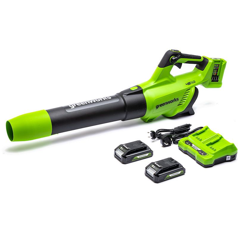 Greenworks GWG24X2ABK2X Variable Speed Cordless Axial Blower Kit 48V / 2Ah Battery and Charger Greenworks GWG24X2ABK2X Variable Speed Cordless Axial Blower Kit 48V / 2Ah Battery and Charger