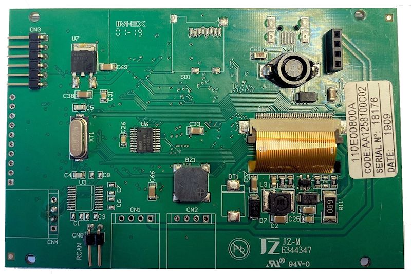 Ambrogio LCD Touch Display Repair Service for part number 110E00800A Ambrogio LCD Touch Display Repair Service for part number 110E00800A
