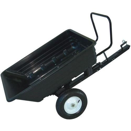 Handy 295kg Towed Poly Garden Utility Dump Cart Trailer for Ride-On Handy 295kg Towed Poly Garden Utility Dump Cart Trailer for Ride-On